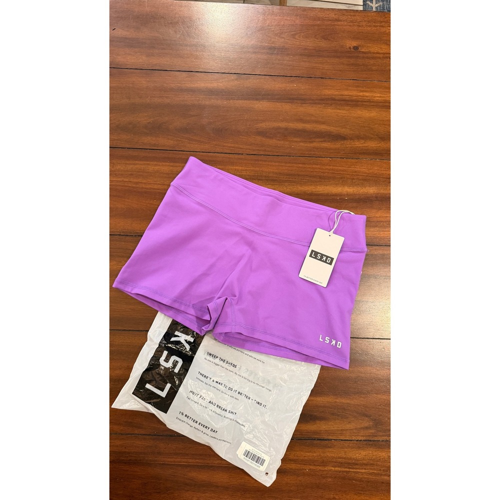 LSKD RXD Micro Short Tights Iris Purple Shorts WTGH0016-Iris XL NEW NWT